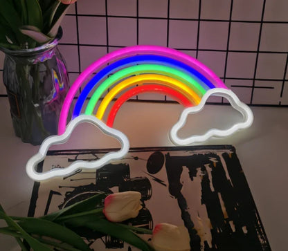 Glow Up Neon Wall Sign – USB/Battery LED Light Decor (Multiple Designs)