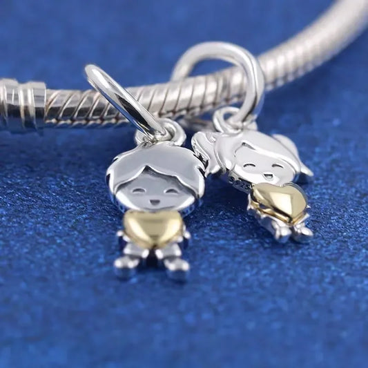 Silver Heart Charms- Love Themed Rave-Ready Cute Chaos