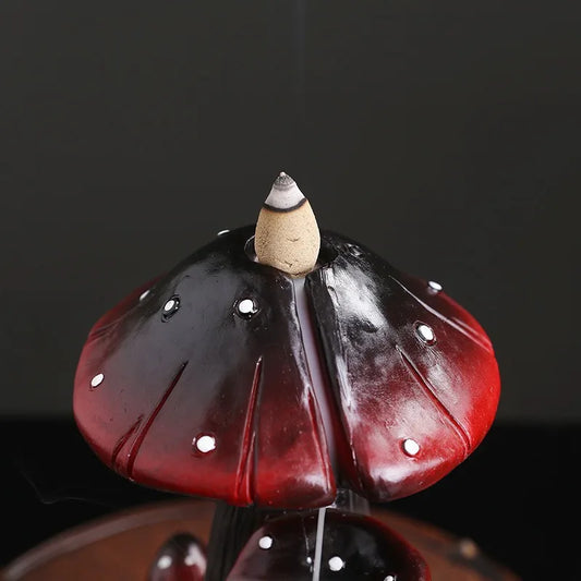 ShroomBloom Burner – Mushroom Incense Fountain | Trippy Aromatherapy Decor for Rave Caves & Chill Zones