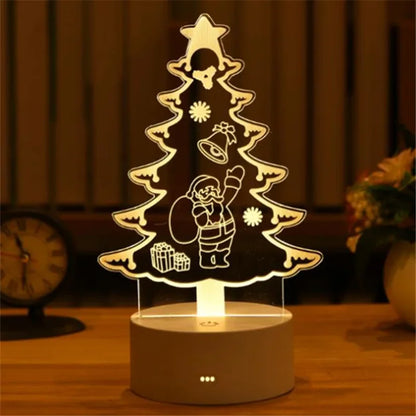GlowMorph LED Lamp – 3D Acrylic Night Light | USB Mood Lighting for Rave Caves, Bedrooms & Alt Decor