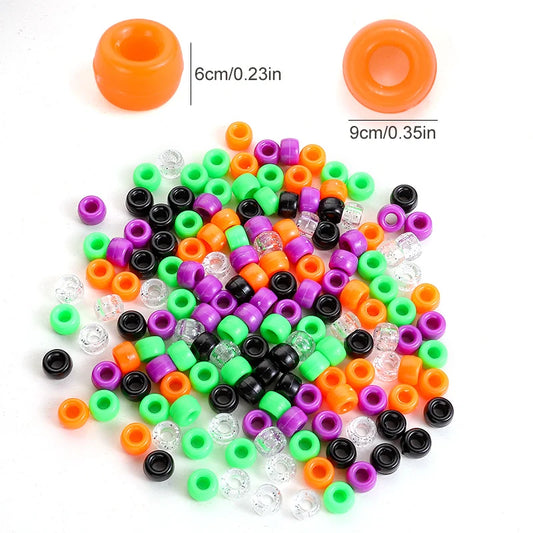 Spooky Chaos Pony Beads – Halloween Kandi Pack (200–1000pcs)