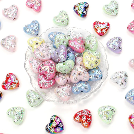 Starluv Hearts – Multicolor Beads (10pcs)