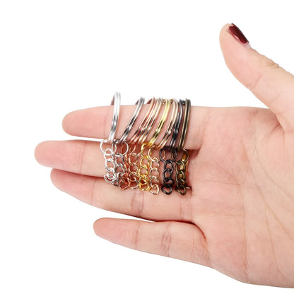 CharmChain™ Kit – 110/220pcs Keychain & Jewelry Findings Set