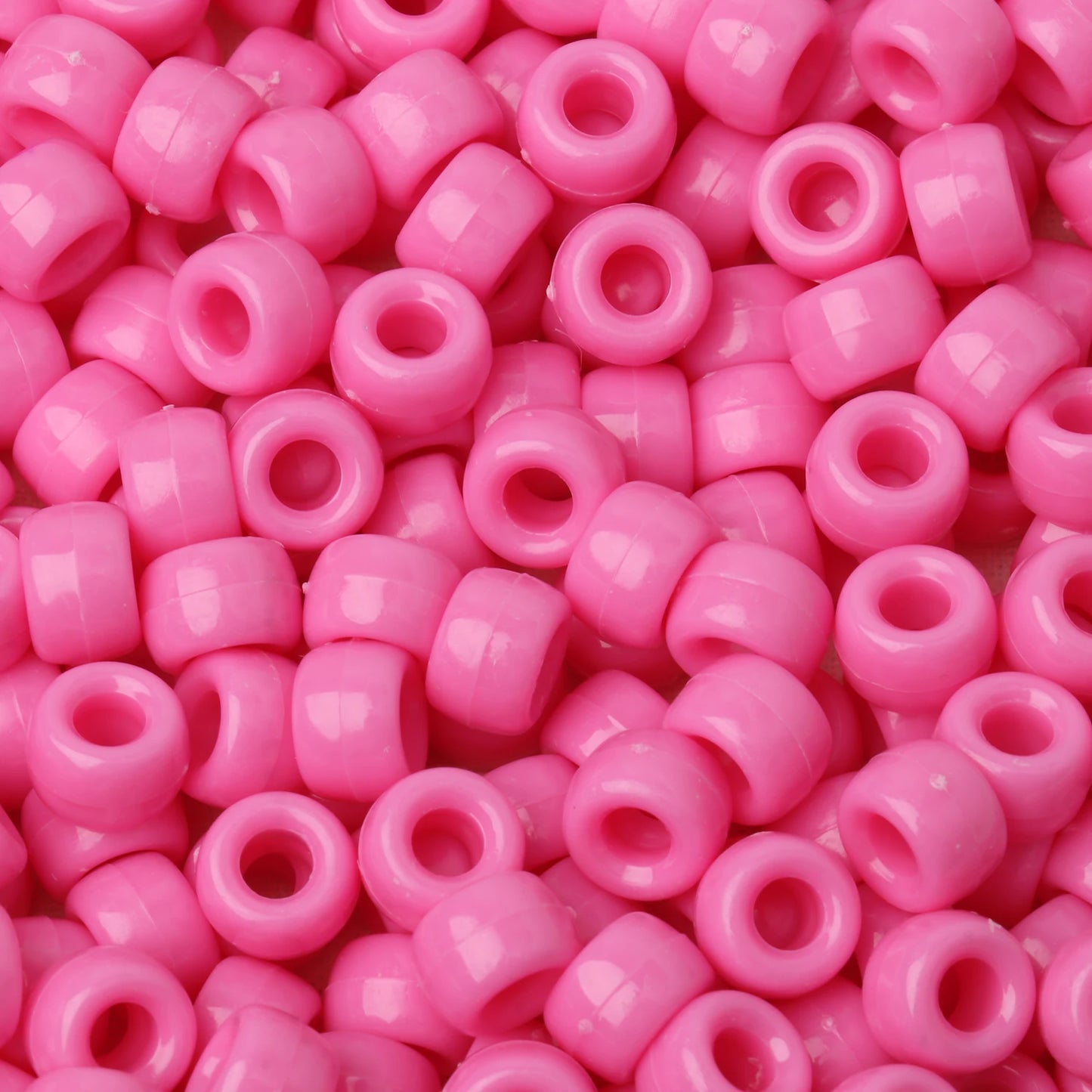 Red Pony Beads – 100pc & 200pc Pack (6x9mm)