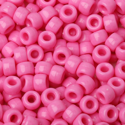 Red Pony Beads – 100pc & 200pc Pack (6x9mm)