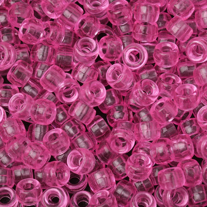 Red Pony Beads – 100pc & 200pc Pack (6x9mm)